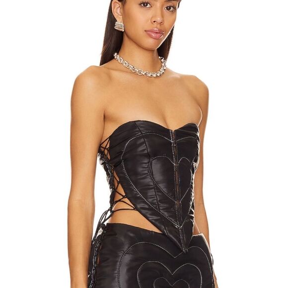 Amor Mía quilted heart corset top - Picture 5 of 5